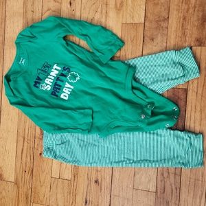 2 piece, first St. Paddy's Day Carter set., 18m